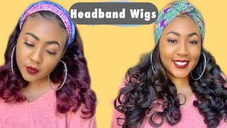 No Fuss! 8 Cheap Synthetic Headband Wigs Haul + Headband Wig Try On | Synthetic Half Wig W/ Headband