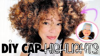 Highlight Natural, Curly Hair At Home - Diy Using A Cap!