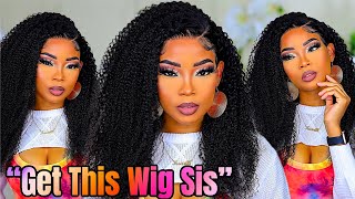 How To Install Kinky Curly Lace Wig Ft. Sunber Hair