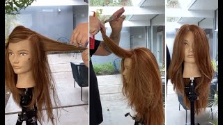 Dry Haircut Tutorial For Long Hair | Long Layered Dry Cutting Techniques & Tips