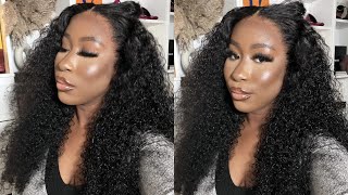 You Need This! Best Hd Curly Wig Ever - Easy Frontal Wig Install Tutorial Ft Asteria Hair