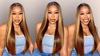 We'Re Serving Inches! | *New* Outre Melted Hairline Hd Lace Front Wig Eliana