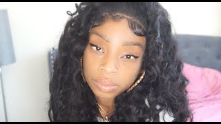 Trying New Steps To Install My Deep Wave Wig Ft  Hermosa Hair