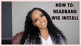 Headband Wig Quick & Easy Install || Ft. Hairsmarket