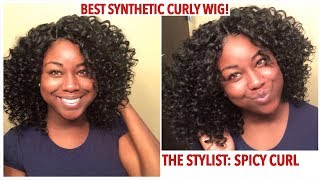 The Best Synthetic Curly Lace Front Wig | The Stylist Spicy Curl