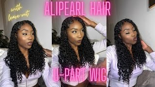 Best Protective Hairstyle | Affordable Wig! (Deep Wave U-Part Wig | Alipearl Hair)