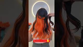 Orange Undertone Hair Colour  #Trending #Shorts #Hair