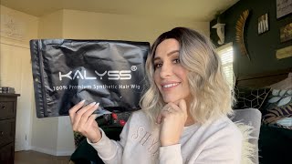 Kalyss 12" Edge Synthetic Lace Front Wig Amazon Review