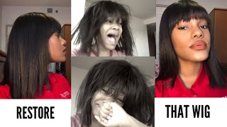 How To Restore A Dry, Stiff Synthetic Wig