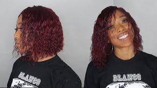 Red Curly Bob Slay Ft. Youth Beauty | Youth Beauty Hair Boutique