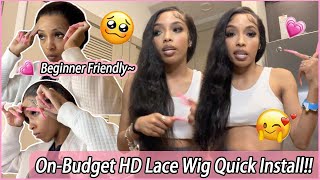 *Big Lace Area Wig Review 13X4 Straight Wig Install | 22Inch Hairstyle #Elfinhair Honest Review