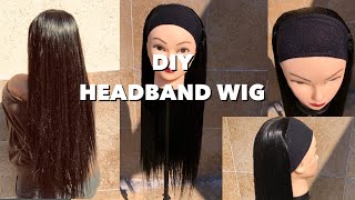 Diy Synthetic Headband Wig || Super Easy And Cheap To Make! || South African Youtuber