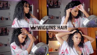 Start To Finish Curly Bob Frontal Wig Install  Ft. Wiggins Hair