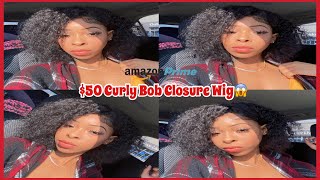 Easy $50 Closure Bob Wig Install + The Best And Affordable Amazon Wigs
