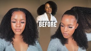 How I Install And Style Curly  Clip Ins Ft. Amazing Beauty Hair