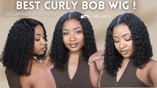 Most Natural Curly Bob Wig Ever! | Its Giving Scalp! | Luvme Hair Hd Lace Curly Bob Wig