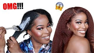 Omg!!New Look No Bleach | No Glue| Realistic Natural Hair Wig !?Lace  Ft. Beauty Forever Hair
