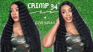 Zury Sis Beyond Synthetic Hair Lace Front Wig - Byd Lace H Crimp 34 +Giveaway --Wigtypes.Com