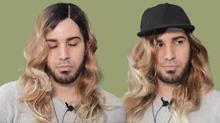 Amazon Wig Review | Ombre Blonde Wavy Synthetic Lace Front Wig