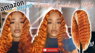 Amazon Prime $$Under 30$ Clione Hair 28" Synthetic Crimp Closure Wig 18C