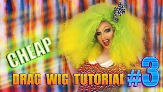 Cheap D.I.Y Drag Wig Tutorial #3 ~ Foil Curls
