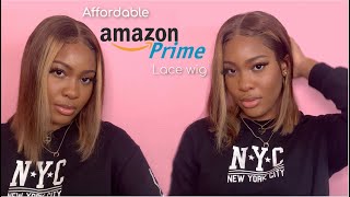 Slaying This Affordable Ombre Bob Wig From Amazon| #Affordable Human Hair