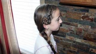 Braided Headband Into Rose | Long Hair | Cute Girls Hairstyles