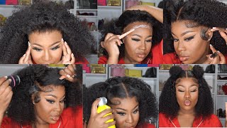 Low To $144 Melted Kinky Curly Bob Wig Install | Alipearl Hair