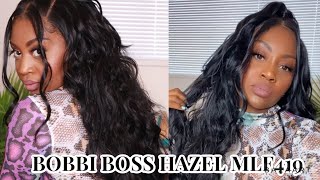 New Synthetic Wig!!Bobbi Boss 360 Updo Revolution Lace Front Wig |Mlf419 Hazel| Beachy Waves