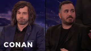 Murr Is Wearing A Wig Made Out Of Q'S Hair | Conan On Tbs