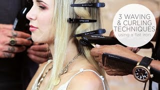 Flat Iron Tricks: How To Create A Flat Wave | How To Create Loose Waves