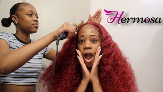 I Let My Sister Do My Wig Install Ft. Hermosa Hair | Taniya Anitra