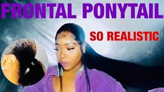 Frontal Ponytail Kinky Straight Hair | Wiggins Hair | Tanyabeautiful