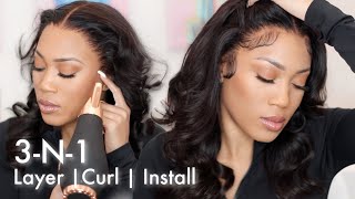 Layers And Curls | Detailed Hd Lace Wig Install | Ygwigs