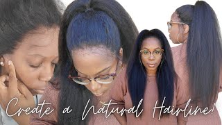  Ventilate Wig?  Diy How To Create Natural Hairline No Plucking 24In Kinky Straight Wig Julia Hair