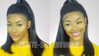 Transparent Lace Front Wig Installation Ft. Lushwig | Petite-Sue Divinitii