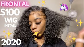 The Best $100 Curly Wig On The Market  | Wet Look Lace Front Wig !! | Cra'Deja C