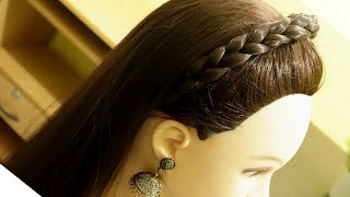 Beautiful & Simple Head Band Hairstyle For Beginners | Head Band Loose Hair Hairstyle  | Hairstyle