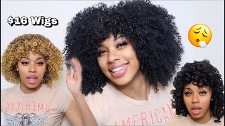 Trying Cheap Amazon "Natural" Wigs | I Need My Money Back...