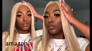 *Barbie Girl* Blonde Synthetic Lace Front Wig Review | Rebeauty Amazon.Com