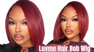 I Tried A Burgundy T-Part Wig Full Wig Install Ft Luvme Hair