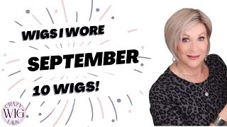 Wigs I Wore September 2022 | 10 Wigs | 8 Styles | Let'S Look At Them All!