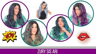 4 Gorgeous Colors!  She'S A Glammy One! Zury Sis Ari 24 Wig Review