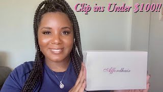 Affordhair Remy Human Hair Clip-Ins Extensions Unboxing | Extremely Honest Review | I Am Fee Tv