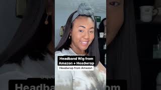 No More Synthetic Lace Front Wigs? Perfect Everyday Amazon Headband Wigs For Beginners Wrap Tutorial