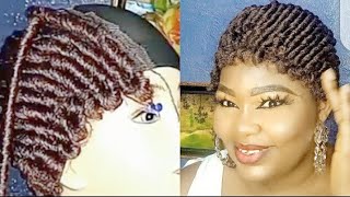 How To Make Straw Curl Wig Using Multi Expression Crochet.