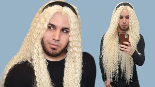 Amazon Synthetic Wig Review | 40" Super Long Curly Wig | Natural Looking Wigs From Amazon | Fec