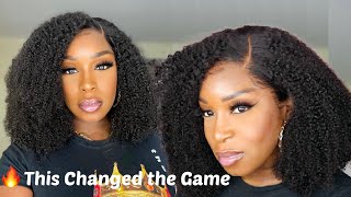 Game Changer! Most Natural Type 4 Coily Curly Wig | Upgraded Clear Lace + Pre-Defined Myqualityhair