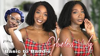 Yassss ! Poppin & Classic Afro Curly Glueless Lace Closer Wig Ft. Luvme Hair |Jodi The Island Girl