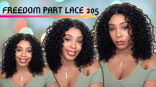 Freetress Equal Synthetic Freedom Part Lace Front Wig - Freedom Part Lace 205 --/Wigtypes.Com